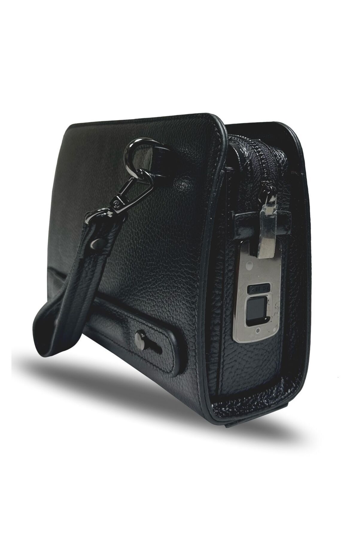 Nous – Parmak İzi Okuyuculu Hakiki Deri El Çantası - Turgut Floter