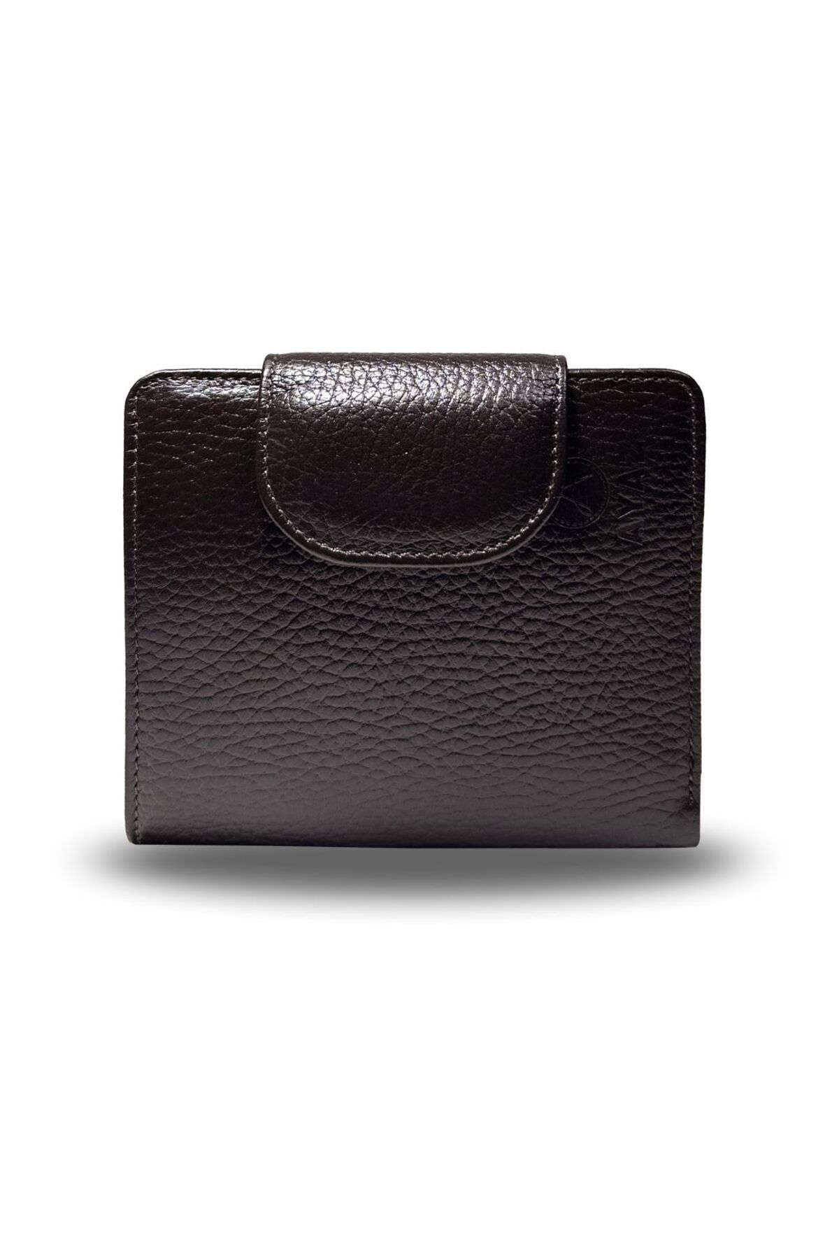 Doris Hakiki Deri Lüx Kadın Cüzdan - Kahverengi

