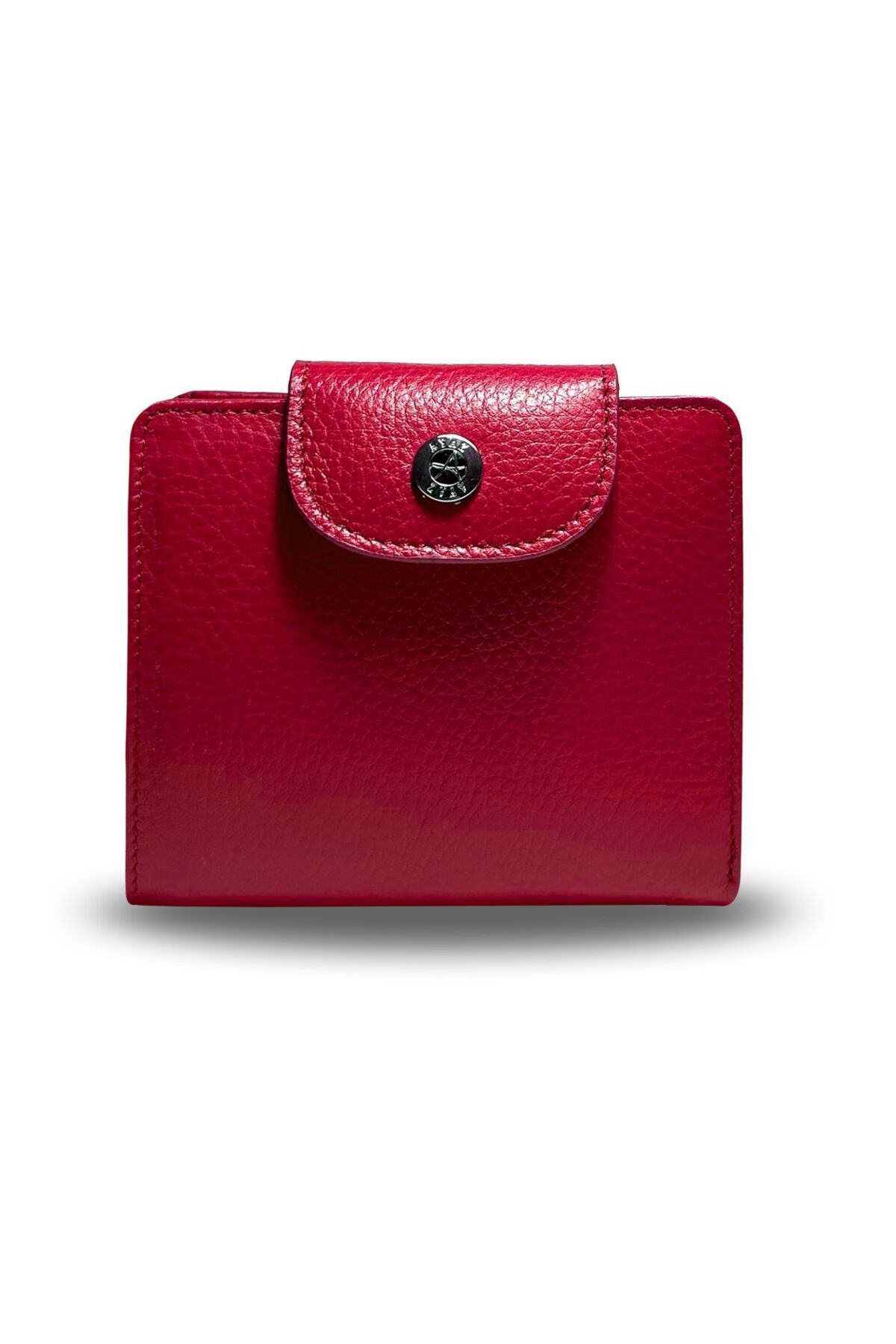 Doris Hakiki Deri Lüx Kadın Cüzdan  - Kırmızı